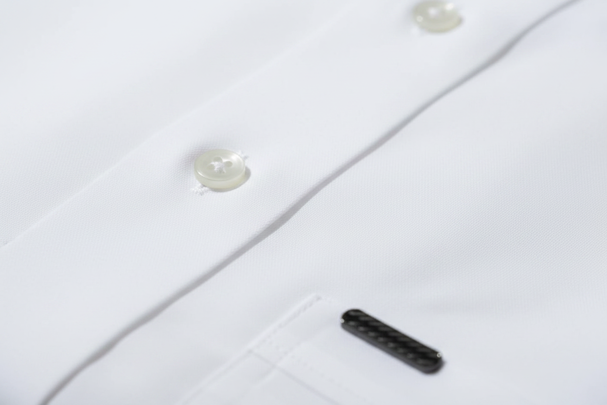 White Thobe — Fabric Detail